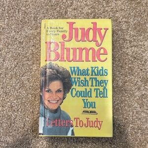 Judy Blume Kids Book - Yellow and Blue